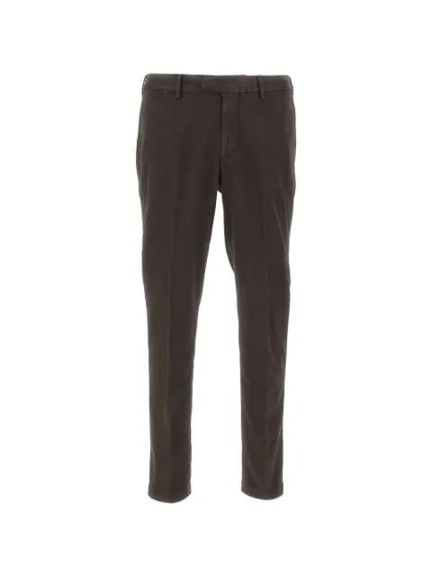 DEVORE concealed-closure trousers Brown DVR3A085TC482