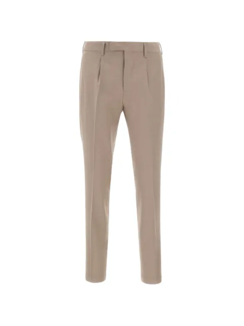 DEVORE pleated-details trousers Neutrals DVR33CW20220575