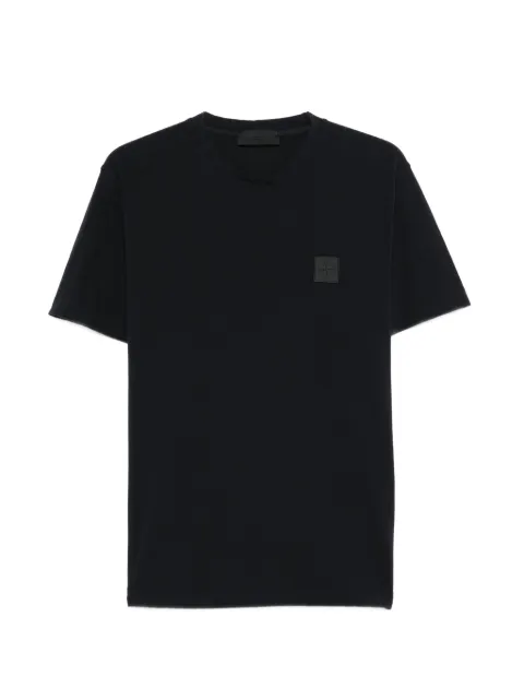 Stone Island 2100021 organic cotton jersey crêpe_S.I. Ghost T-shirt Black L1S152100021S0F11