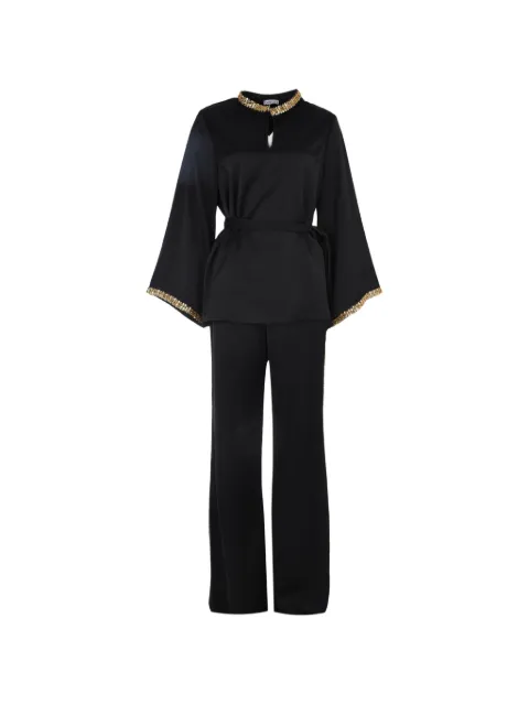Baruni Samar flared-sleeve jumpsuit Black SS2628BK