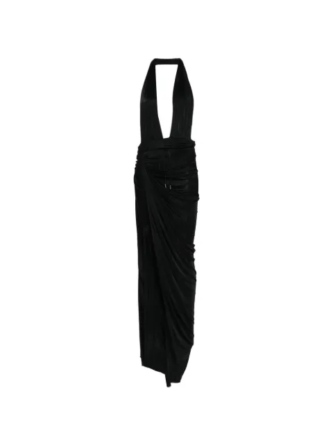Atlein draped gown Black RA06TJ26