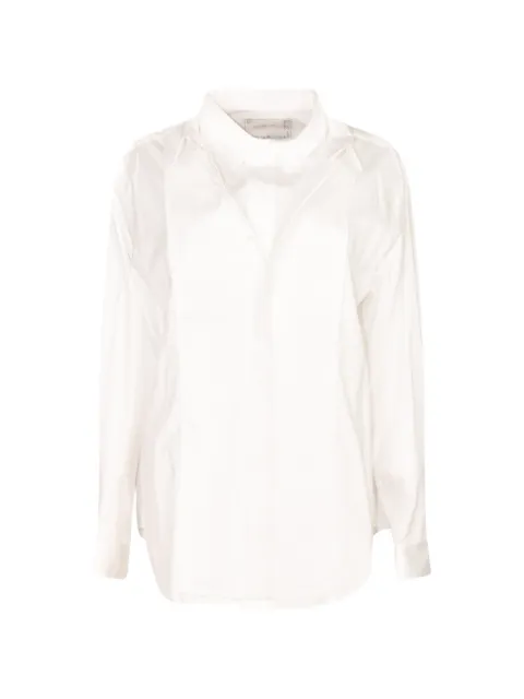 sacai layered shirt White 2503775M151
