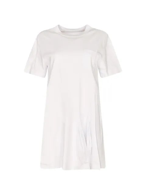 sacai T-shirt dress White 2508019001