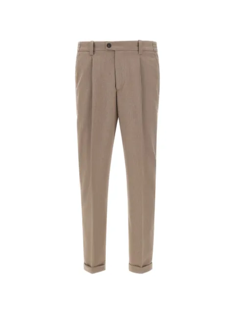 DEVORE pleated trousers Neutrals DVR47CW20660518