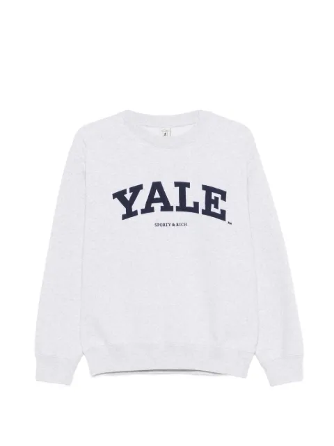 Sporty & Rich letter crewneck sweatshirt Grey ST071611681GY03