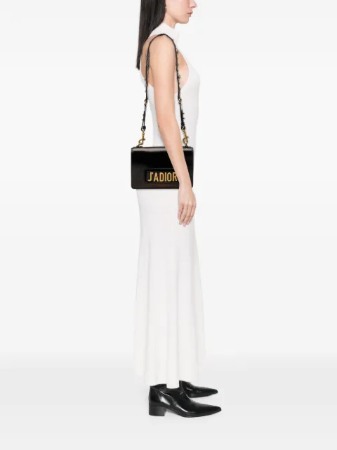 Christian Dior Pre-Owned 2018 Leather JAdior Chain Flap shoulder bag Black QG4UED9G7AHDQG8X