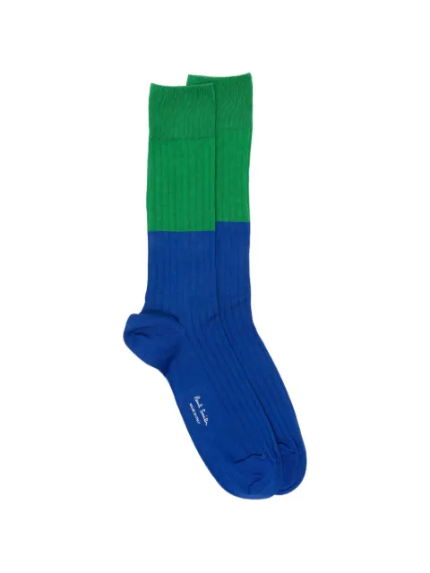 Paul Smith Candles ribbed socks Blue M1A380CIU846