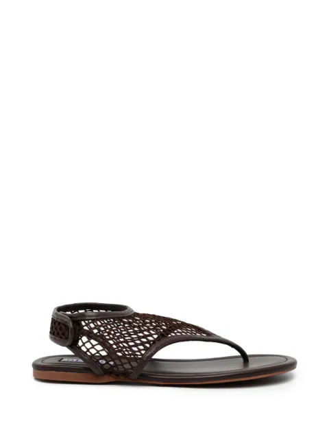 Senso Nika mesh-panel sandals Brown NIKACHOCOLATE