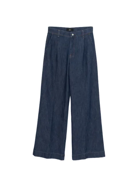 7 For All Mankind pleated jeans Blue 7UL3TR70