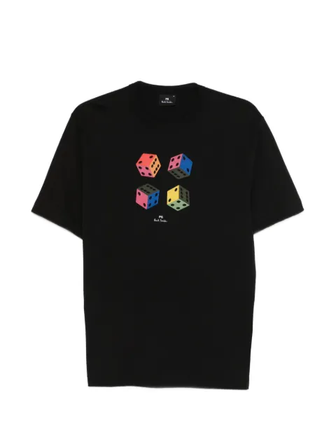 PS Paul Smith dice-print T-shirt Black M2R220XVP5588