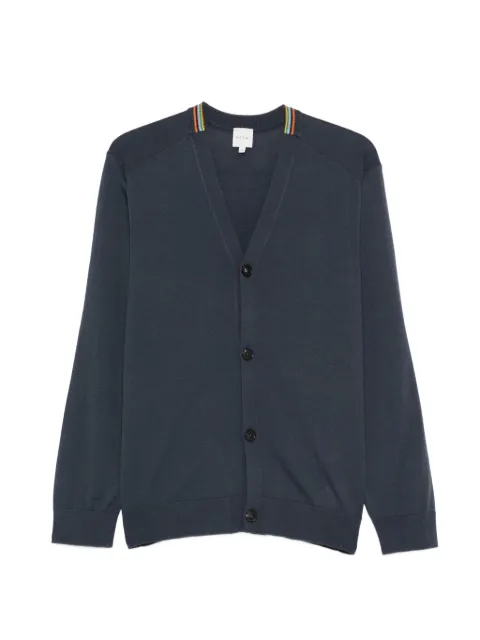 Paul Smith Signature Stripe striped V-neck cardigan Blue M1R250ZP02094