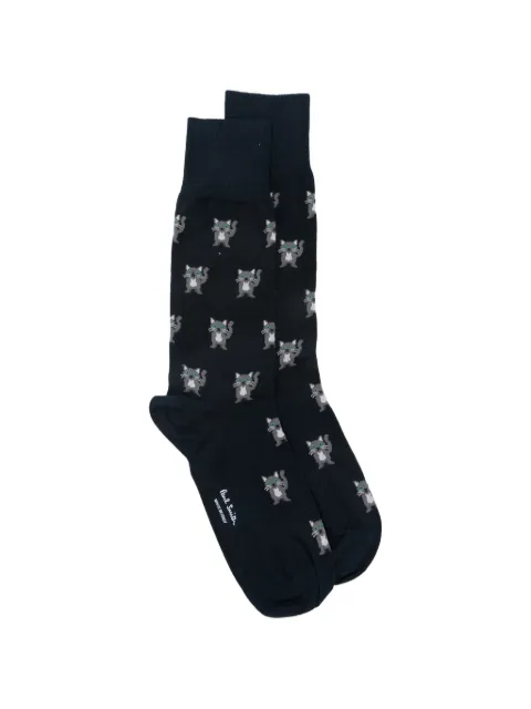 Paul Smith Miro Cat socks Blue M1A380CIU894