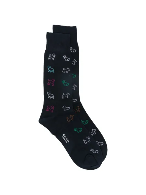 Paul Smith dog-pattern socks Blue M1A800MOU845