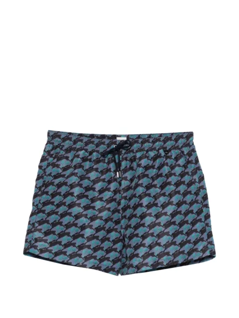 Paul Smith palm-print swim shorts Blue M1A239BU41674