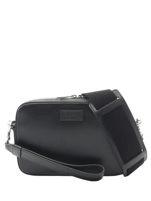 Gucci Pre-Owned 2016-2026 Small GG Leather and Coated Canvas Camera Bag crossbody bag Black HN1G2TZ1CGRK7UNM