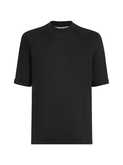 Brunello Cucinelli roll-sleeve T-shirt Black M0B131396C101