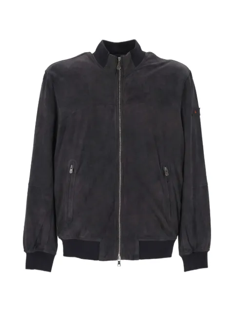 Peuterey Sands suede bomber jacket Grey PEU574399012407215