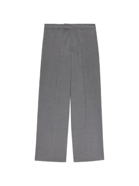 MSGM pleated wide-leg trousers Grey 4040MP11267100