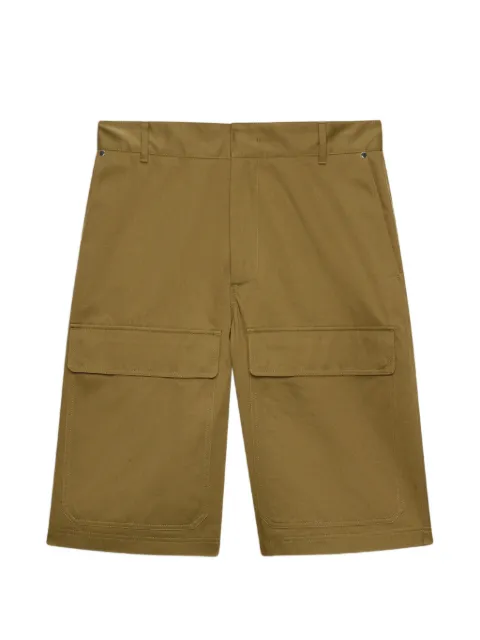 MSGM cargo-pocket shorts Green 4040MB03267104