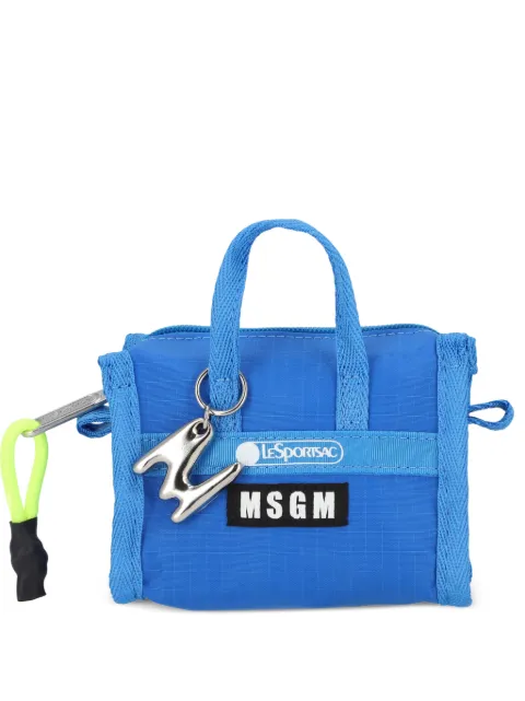 MSGM top handle tote bag Blue 4040MZ08944