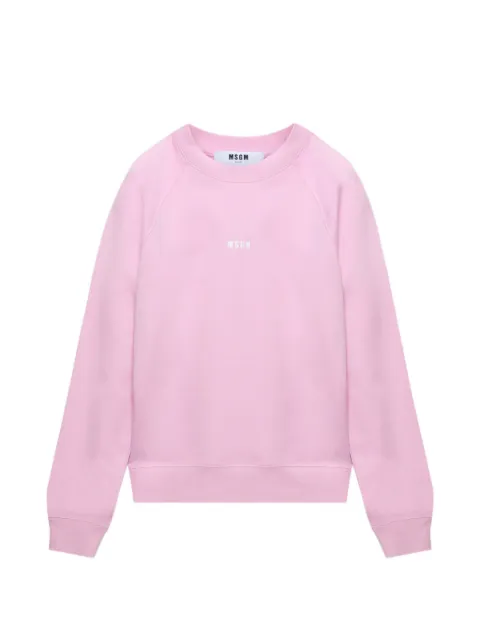 MSGM logo-print sweatshirt Pink 4041MDM50326700013