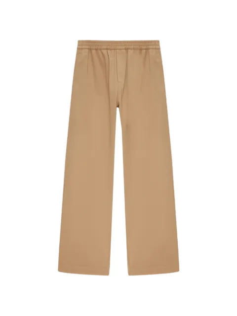 MSGM elasticated-waist trousers Neutrals 4040MP06267104