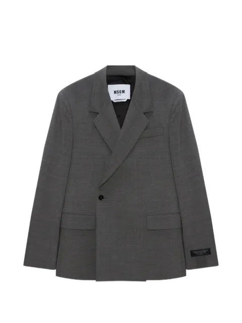 MSGM double-breasted blazer Grey 4040MG05267100