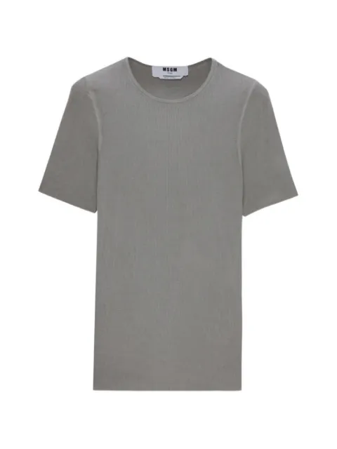 MSGM crew-neck T-shirt Grey 4041MDM117N267130