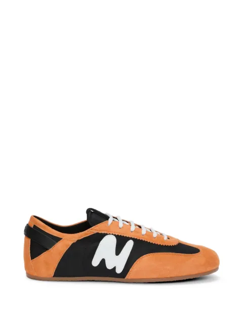 MSGM logo low-top sneakers Orange 4040MS024994