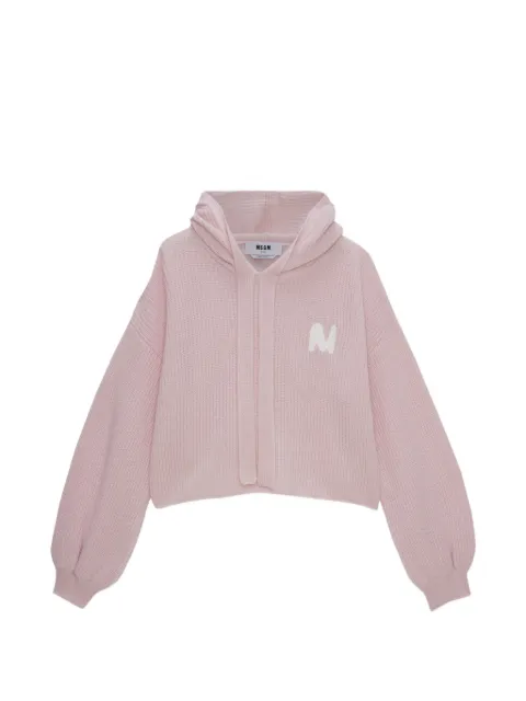 MSGM logo-embellishment sweater Pink 4041MDM206267299
