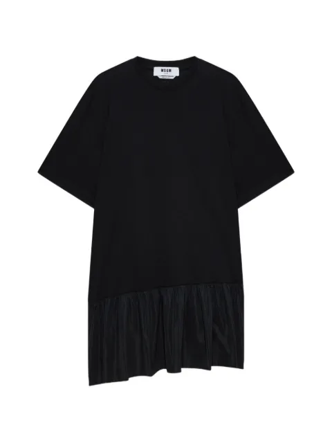 MSGM ruffled-hem mini dress Black 4041MDA81D26700299