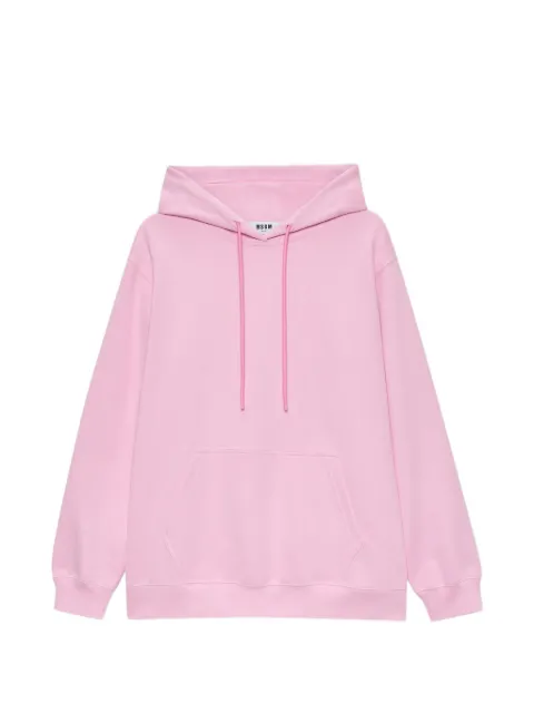 MSGM logo-print hoodie Pink 4041MDM535267000