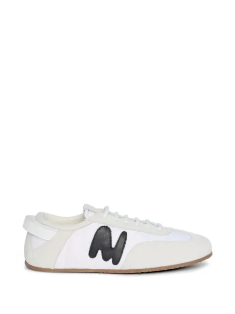 MSGM logo-detail lace-up sneakers White 4041MDS024994