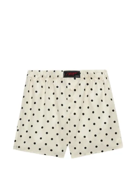 MSGM polka-dot shorts Neutrals 4042MDI01267353