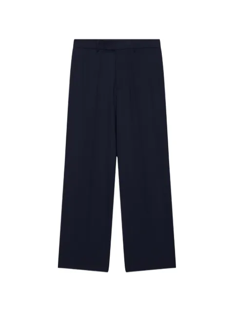 MSGM belt-loop wide-leg trousers Blue 4040MP11267100