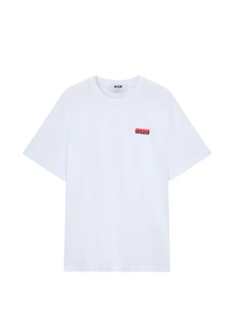 MSGM logo-print T-shirt White 4040MM122N26700201