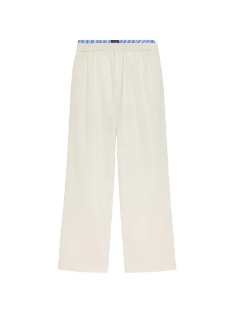 MSGM elasticated track pants Neutrals 4040MP06267104