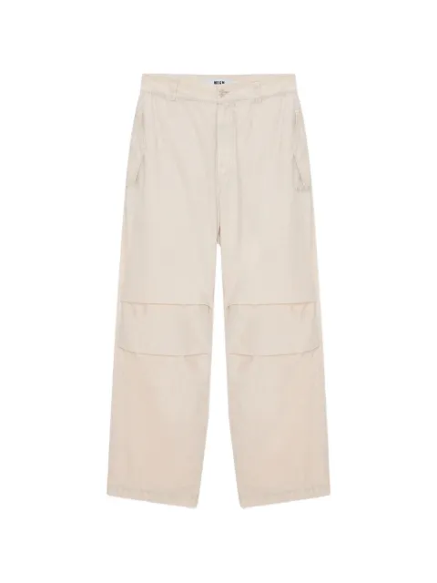 MSGM welt-pocket trousers Neutrals 4040MP233T26708522