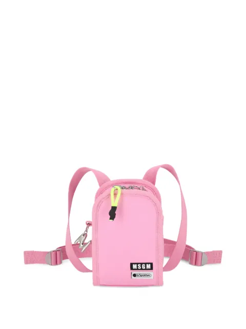 MSGM shoulder strap backpack Pink 4040MZ07944