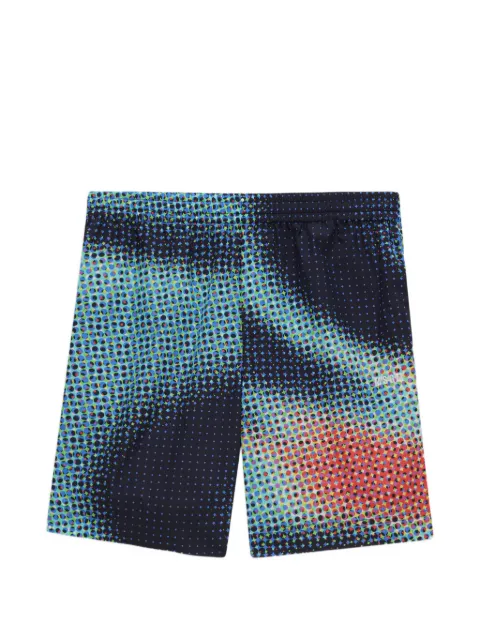 MSGM printed shorts Blue 4040MB07X267061