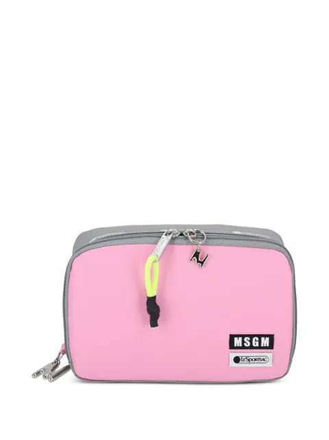 MSGM zip detail travel accessory Grey 4040MZ09944