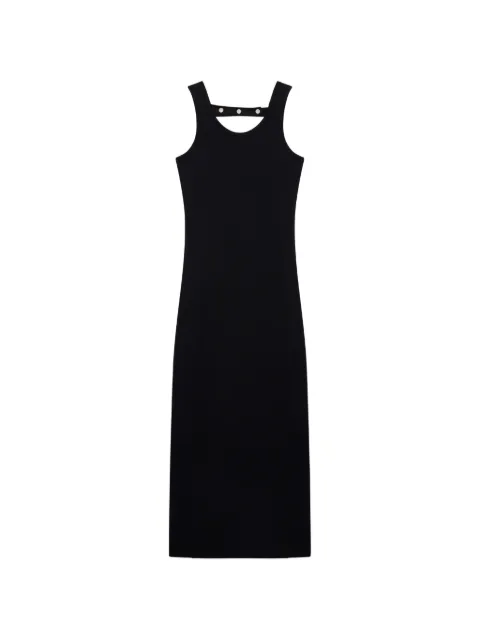 MSGM stud-detail midi dress Black 4041MDA73N267120