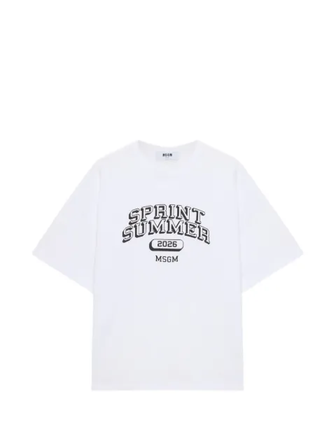 MSGM graphic T-shirt White 4040MM107SE267094
