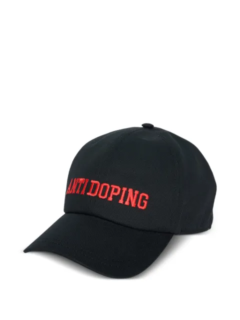 MSGM embroidered baseball cap Black 4040ML03267077
