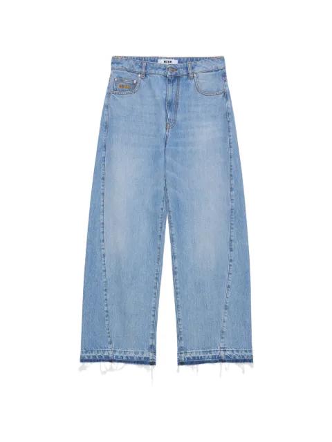 MSGM frayed-hem jeans Blue 4041MDP239L267279