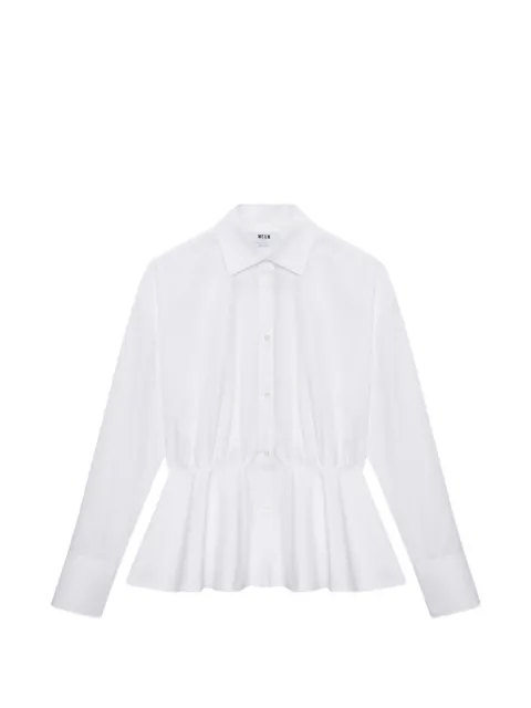 MSGM peplum shirt White 4041MDE06X267112