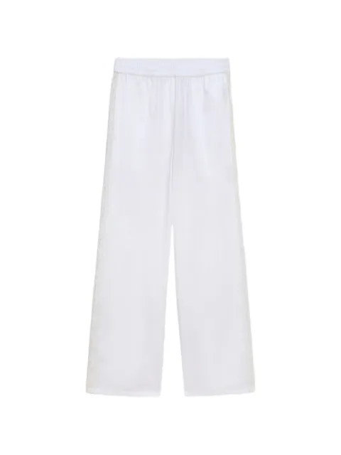 MSGM lace-detail trousers White 4041MDP08267112