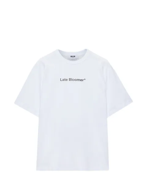 MSGM short-sleeve T-shirt White 4041MDM132D267002