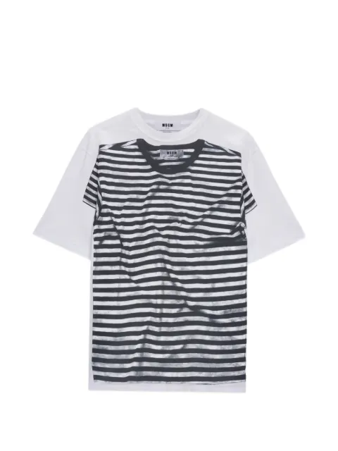 MSGM graphich-print T-shirt White 4042MDM105267002