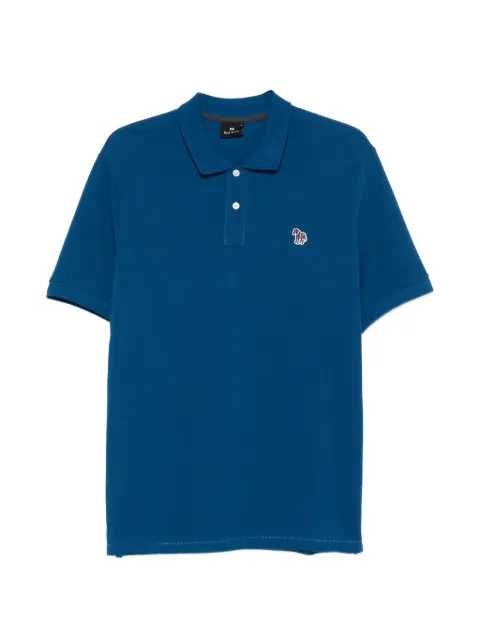 PS Paul Smith zebra-patch regular-fit polo shirt Blue M2R183KZV20067